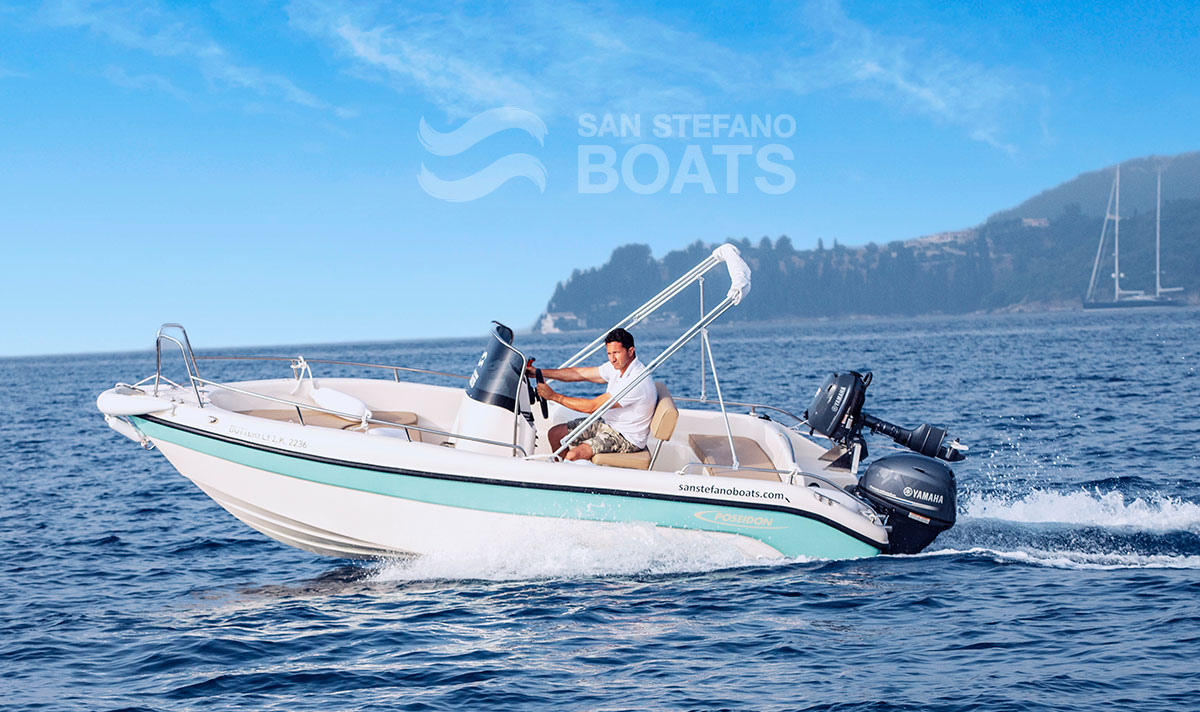 Butterfly 30HP Comfort 8 persons - San Stefano Boats - Corfu Boat Hire - San Stefano NE - Avlaki - Kassiopi - Kalami