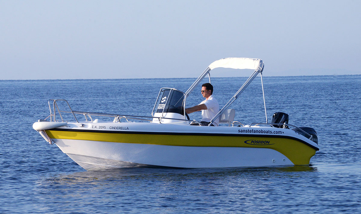 Cinderella 30 HP Comfort 8 Pax - San Stefano Boats - Corfu Boat Hire