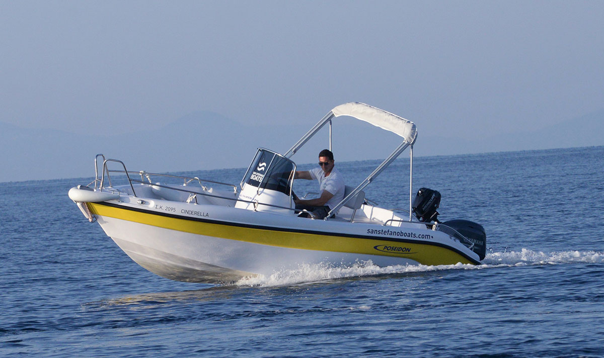 Cinderella 30 HP Comfort 8 Pax - San Stefano Boats - Corfu Boat Hire