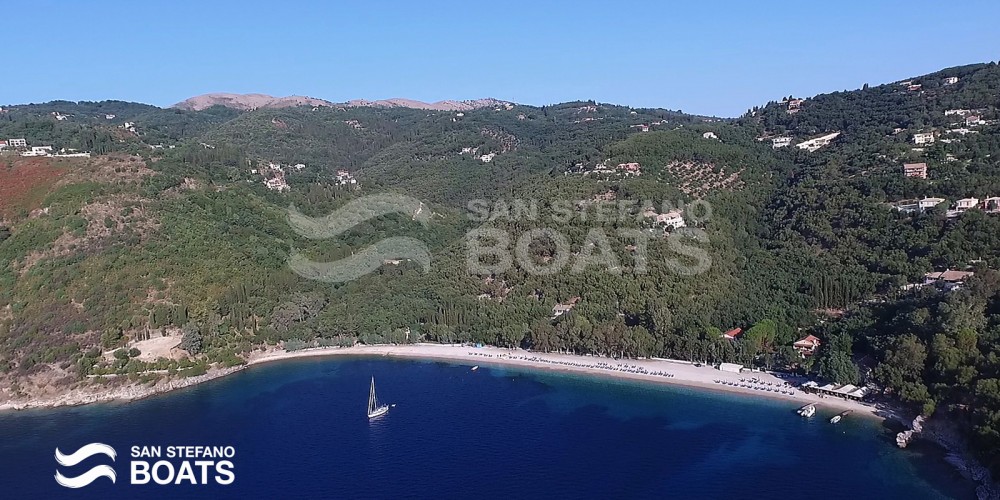 Kerasia beach San Stefano Boats - Corfu Boat Hire