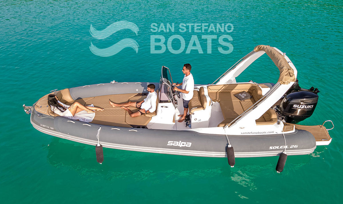 Lilibet 300 HP Luxury Rib 12 persons San Stefano Boats - Corfu Boat Hire - San Stefano NE - Avlaki - Kassiopi - Kalami