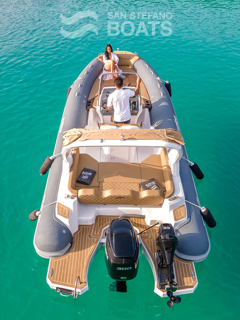 Lilibet 300 HP Luxury Rib 12 persons San Stefano Boats - Corfu Boat Hire - San Stefano NE - Avlaki - Kassiopi - Kalami