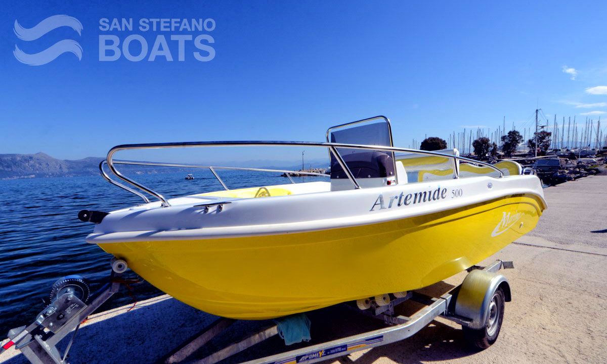 Sunshine 30 HP Deluxe 7 Pax - San Stefano Boats - Corfu Boat Hire