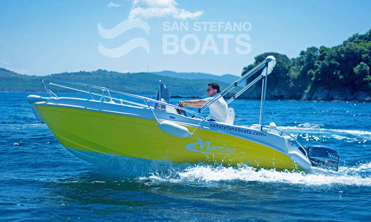 Sunshine 30 HP Deluxe 7 Pax - San Stefano Boats - Corfu Boat Hire