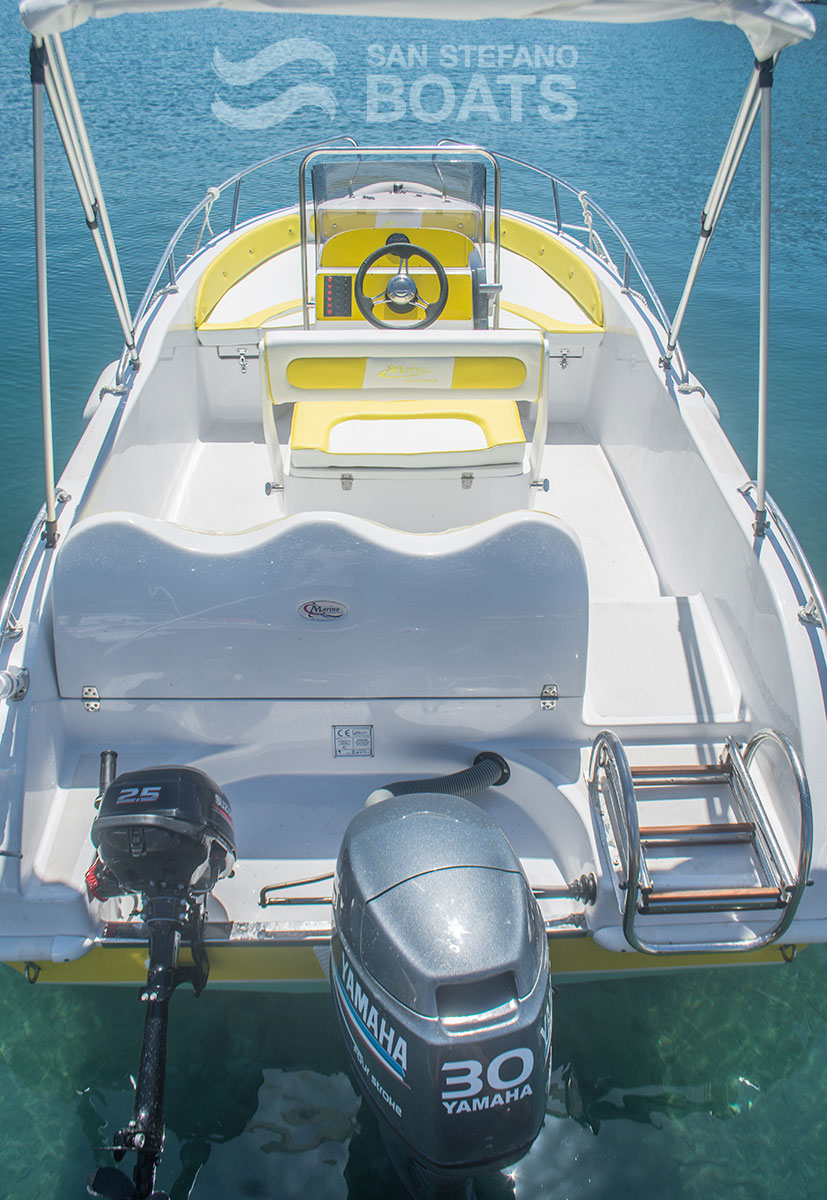Sunshine 30 HP Deluxe 7 Pax - San Stefano Boats - Corfu Boat Hire